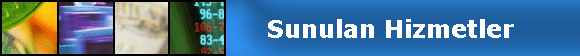                          Sunulan Hizmetler